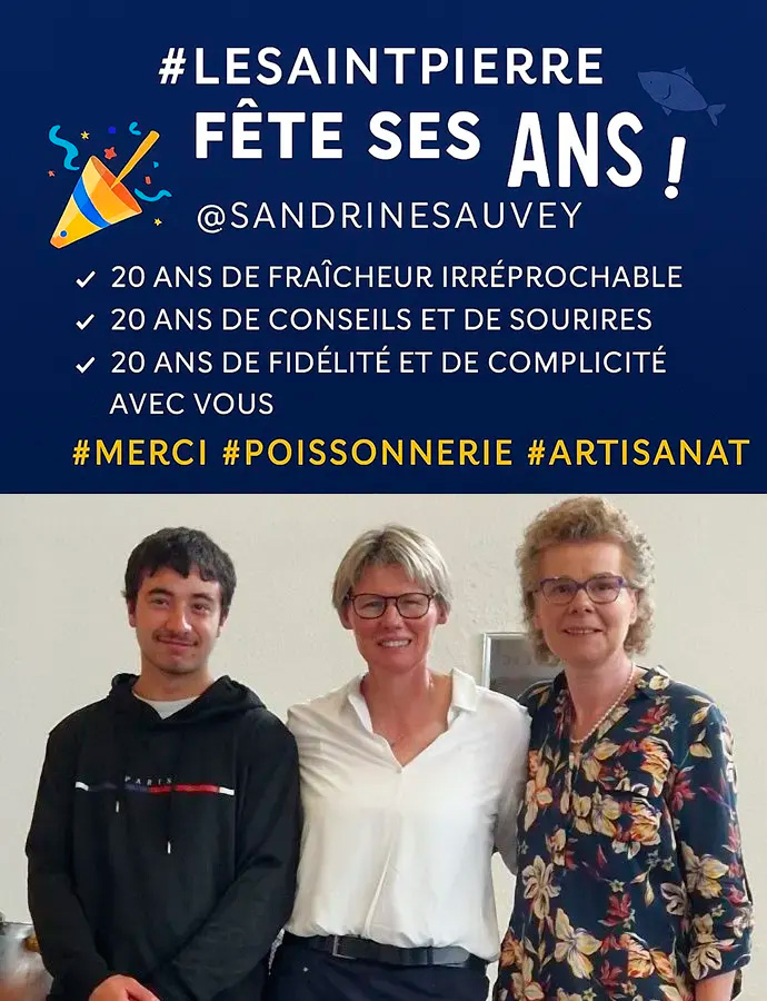 Les 20 ans de la poissonnerie