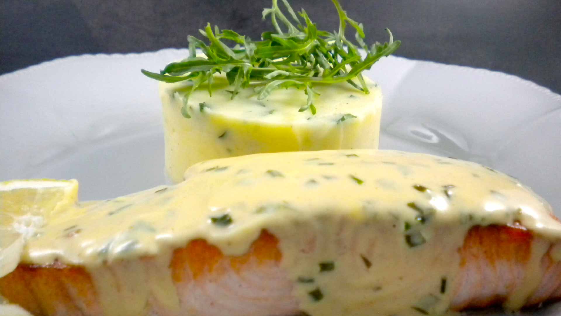 Saumon sauce moutarde