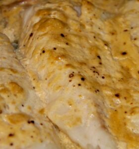 Turbot sauce moutarde